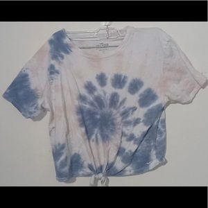 Hollister tie dye crop top